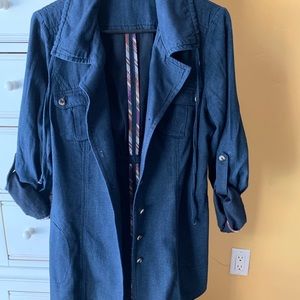 Cabi lightweight denim jacket.